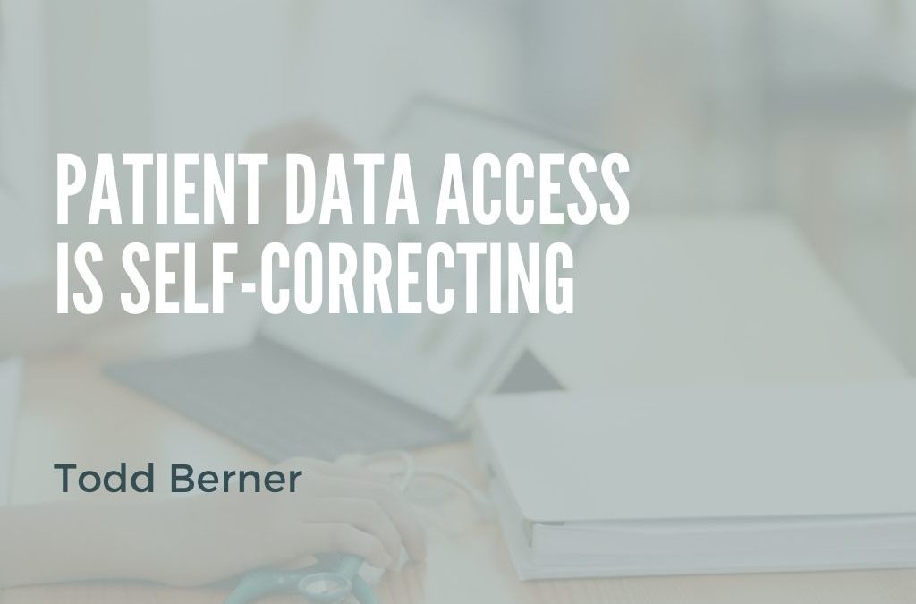 Patient Data Access is Self-Correcting